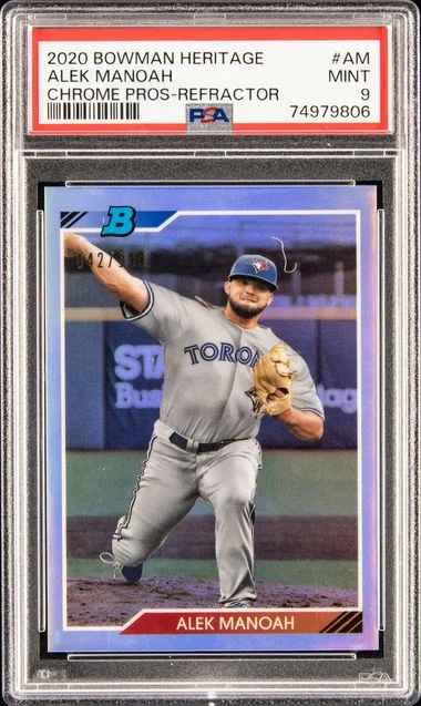 2020 Bowman Alek Manoah Heritage Chrome Prospects #AM card image