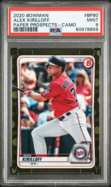 2020 Bowman Alex Kirilloff Paper Prospects #BP80 card image