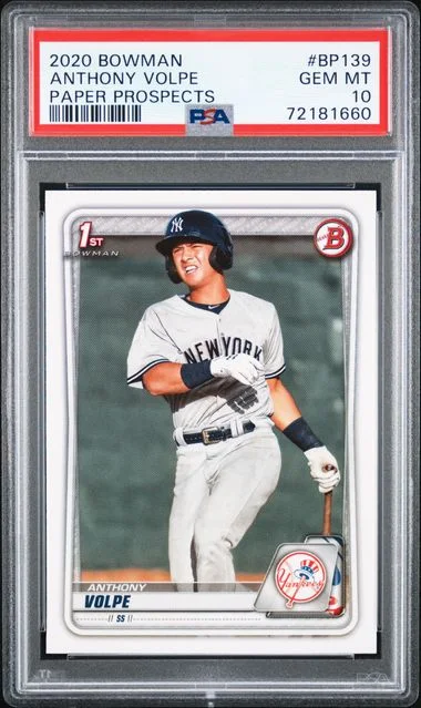2020 Bowman Anthony Volpe Paper Prospects #BP-139 card image