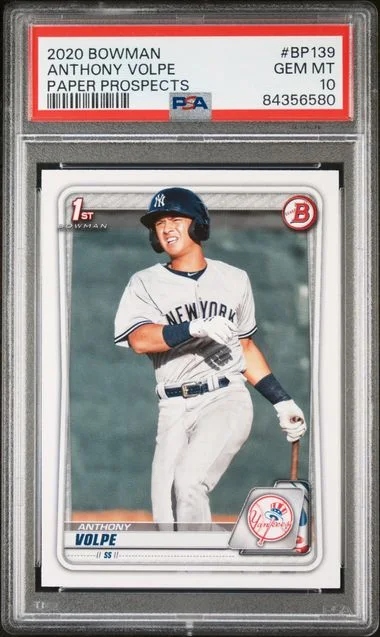 2020 Bowman Anthony Volpe Paper Prospects #Bp139 card image