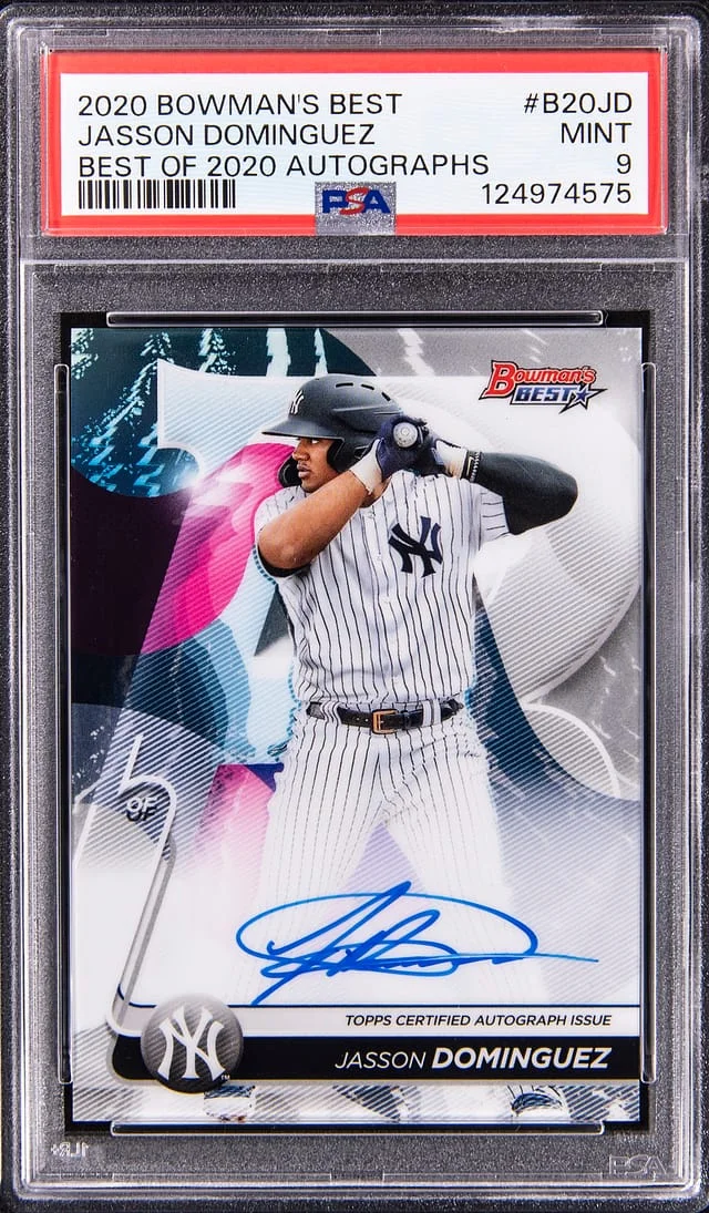 2020 Bowman Best Jasson Dominguez Best of 2020 Autographs #B20-JD card image