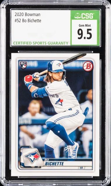 2020 Bowman Bo Bichette #52 card image