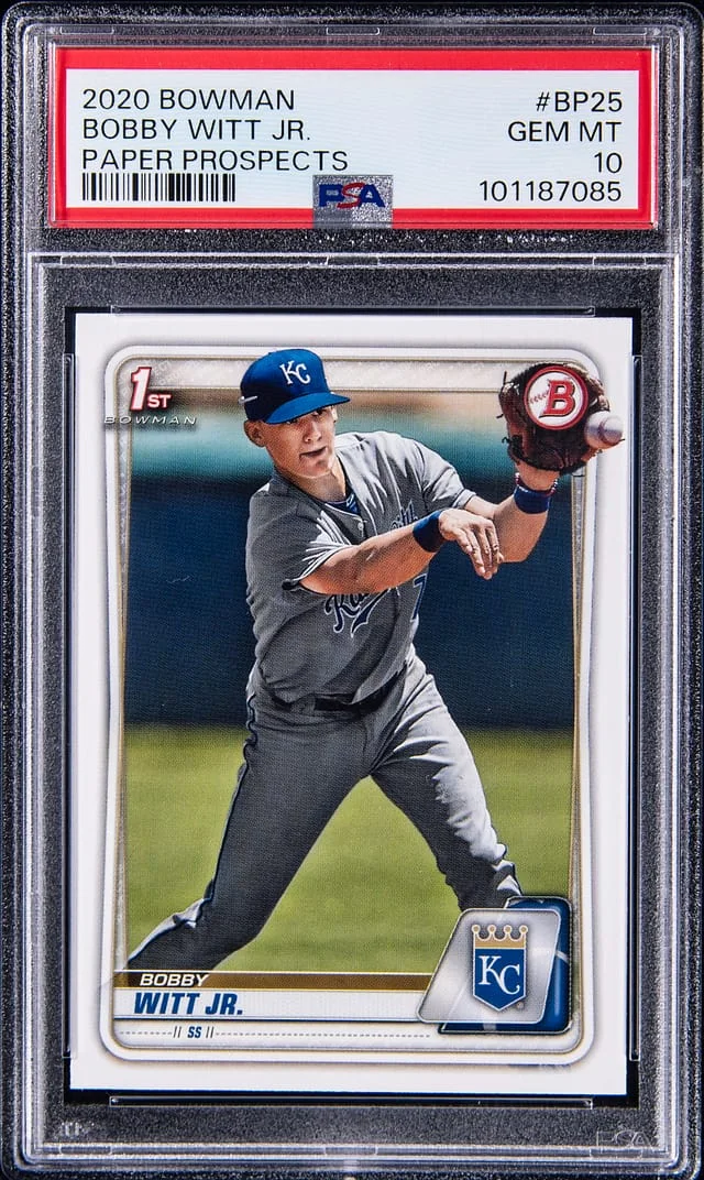 2020 Bowman Bobby Witt Jr. Paper Prospects #BP-25 card image
