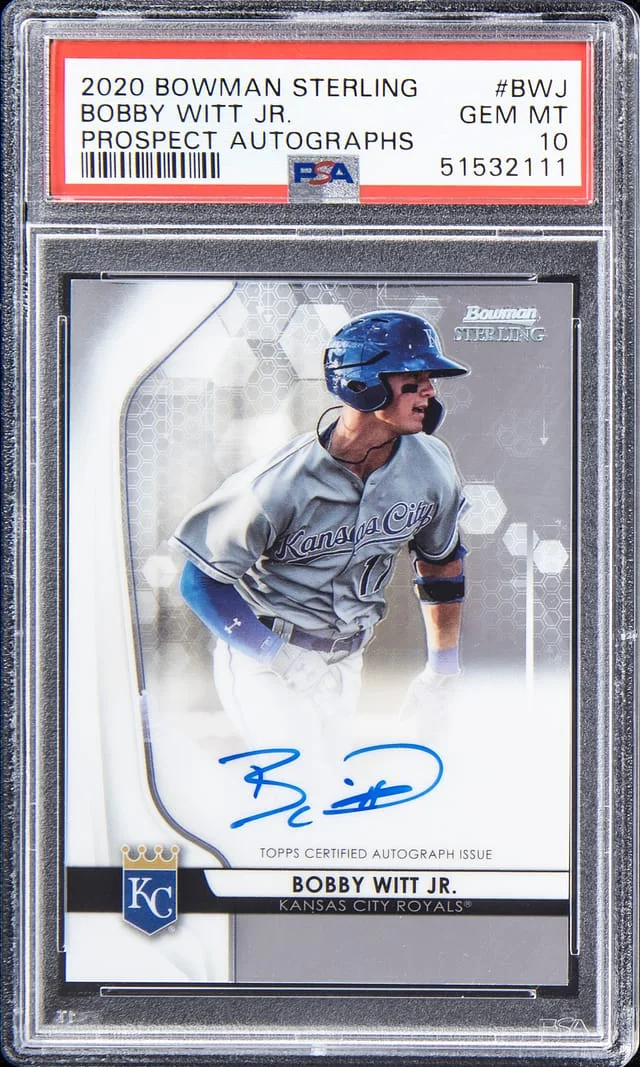 2020 Bowman Bobby Witt Jr. Prospects Autographs #BSPA-BWJ card image