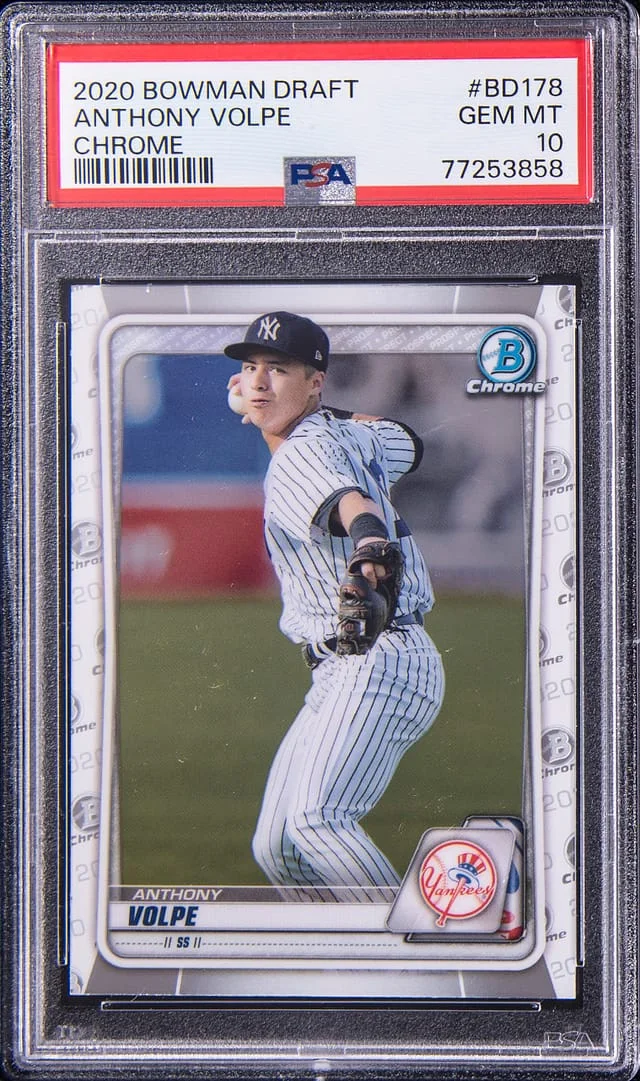 2020 Bowman Chrome Anthony Volpe #BD178 card image