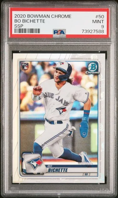 2020 Bowman Chrome Bo Bichette SSP #50 card image