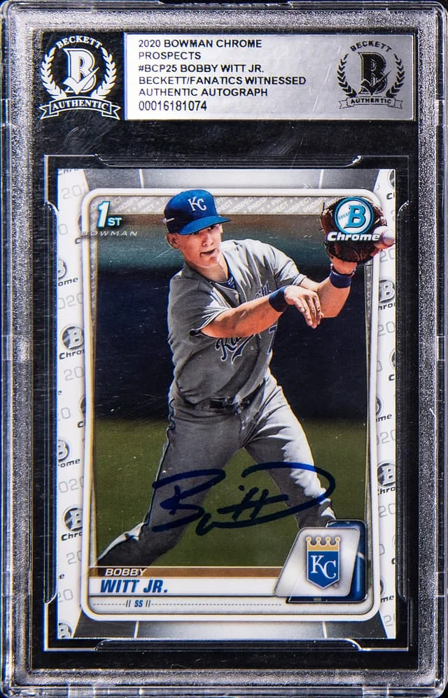 2020 Bowman Chrome Bobby Witt Jr. #BCP25 card image