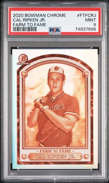 2020 Bowman Chrome Farm To Fame Ftfcrj Cal Ripken Jr. #no-number card image