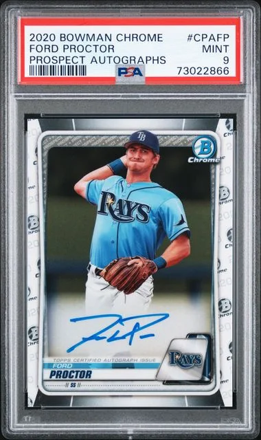 2020 Bowman Chrome Ford Proctor Prospect Autographs #CPA-FP card image