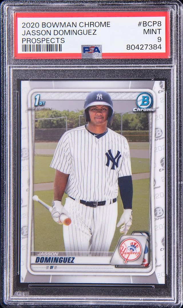 2020 Bowman Chrome Jasson Dominguez #BCP-8 card image