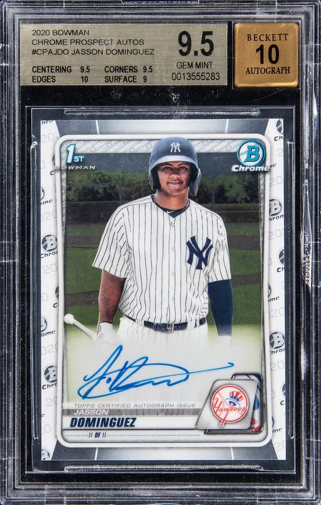 2020 Bowman Chrome Jasson Dominguez Prospect Autograph #CPA-JDD card image