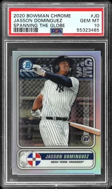 2020 Bowman Chrome Jasson Dominguez Spanning The Globe #STG-JD card image
