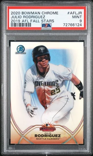 2020 Bowman Chrome Julio Rodriguez 2019 AFL Fall Stars #AFL-JR card image