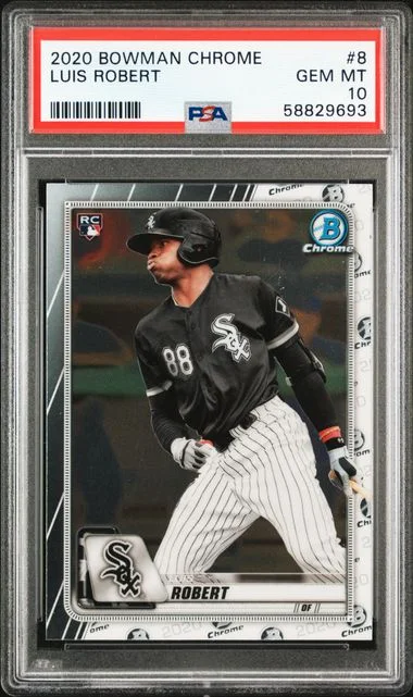 2020 Bowman Chrome Luis Robert #8 card image