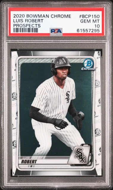 2020 Bowman Chrome Luis Robert #BCP-150 card image