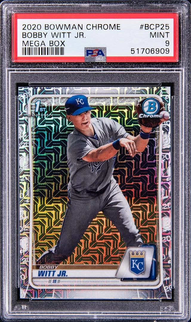 2020 Bowman Chrome Mega Box Bobby Witt Jr. #BCP-25 card image