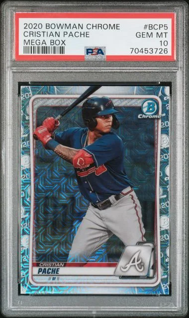 2020 Bowman Chrome Mega Box Cristian Pache #BCP-5 card image