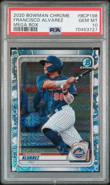 2020 Bowman Chrome Mega Box Francisco Alvarez #BCP-198 card image