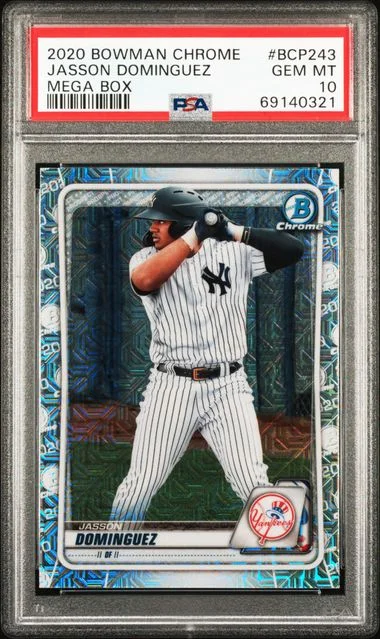 2020 Bowman Chrome Mega Box Jasson Dominguez #BCP-243 card image