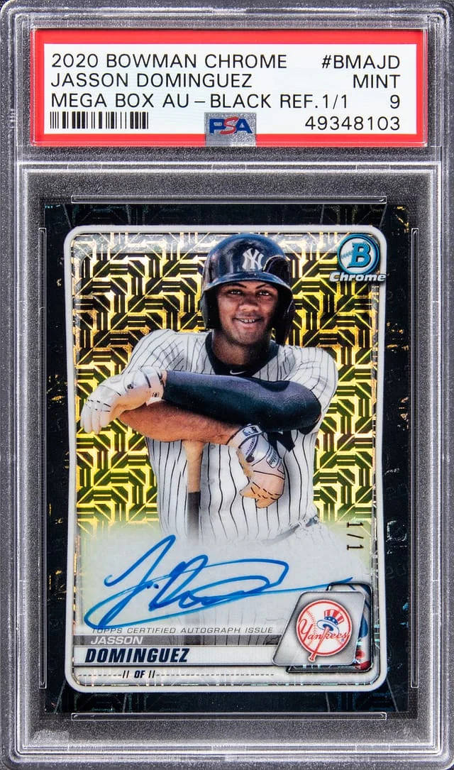 2020 Bowman Chrome Mega Box Jasson Dominguez #BMA-JD card image