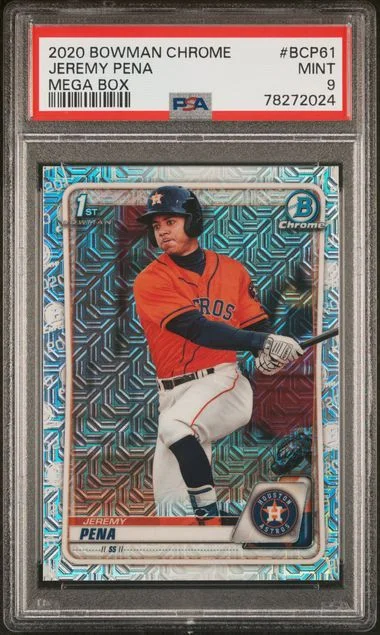 2020 Bowman Chrome Mega Box Jeremy Pena #BCP61 card image