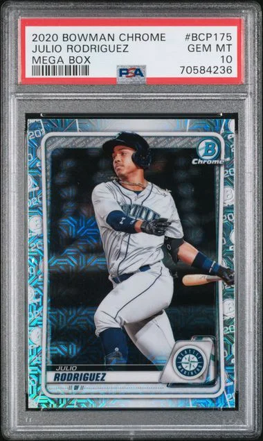 2020 Bowman Chrome Mega Box Julio Rodriguez #BCP-175 card image