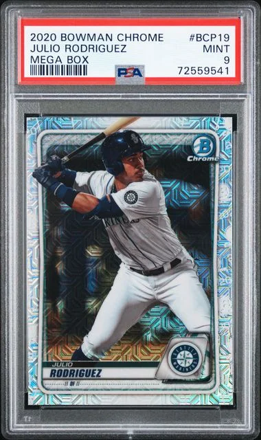 2020 Bowman Chrome Mega Box Julio Rodriguez #BCP-19 card image