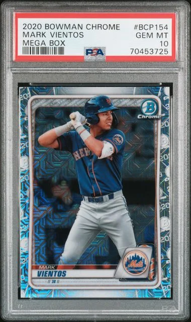2020 Bowman Chrome Mega Box Mark Vientos #BCP-154 card image