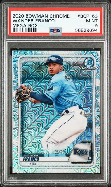 2020 Bowman Chrome Mega Box Wander Franco #BCP163 card image