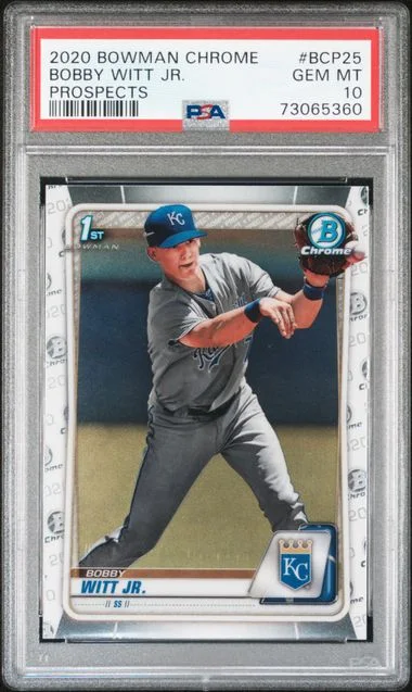 2020 Bowman Chrome Prospects Bobby Witt Jr. #BCP25 card image