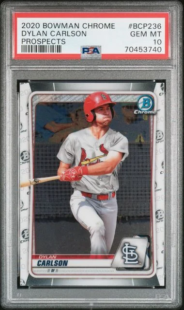2020 Bowman Chrome Prospects Dylan Carlson #BCP236 card image
