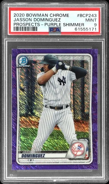 2020 Bowman Chrome Prospects Jasson Dominguez #BCP-243 card image