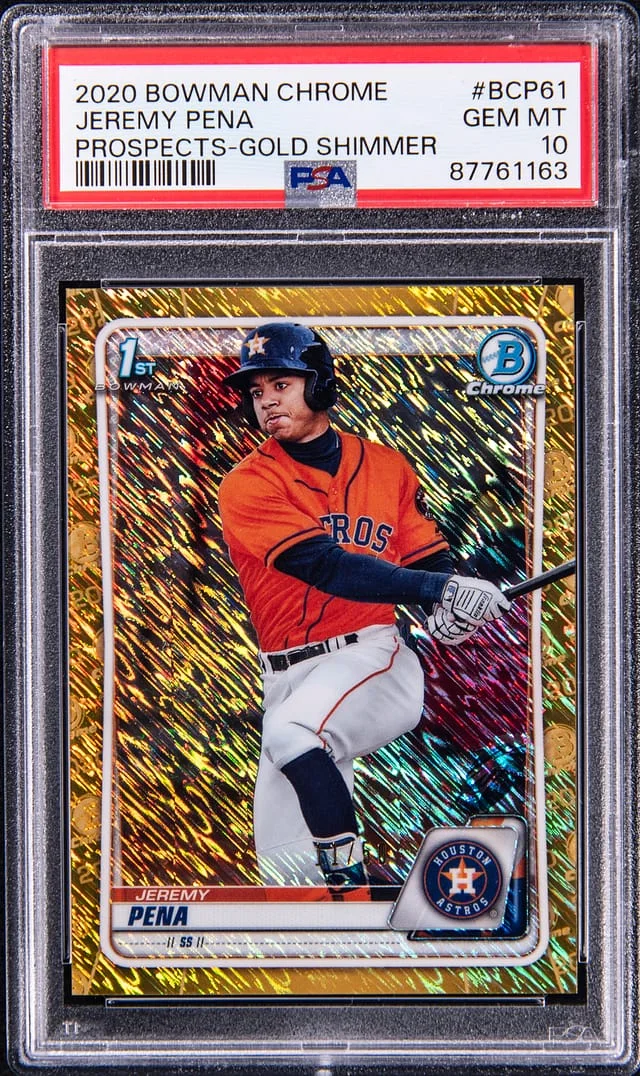 2020 Bowman Chrome Prospects Jeremy Pena #BCP-61 card image