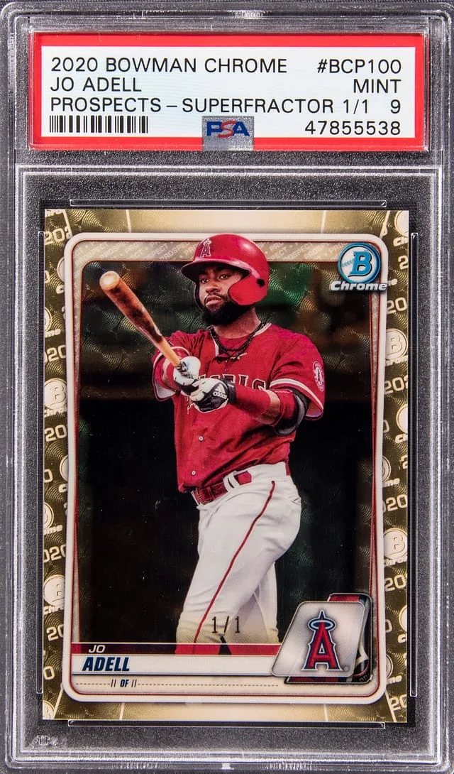 2020 Bowman Chrome Prospects Jo Adell Superfractor #BCP-100 card image