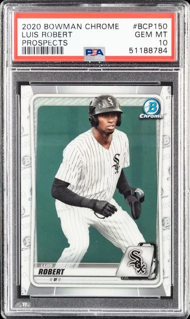 2020 Bowman Chrome Prospects Luis Robert #BCP150 card image