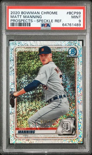 2020 Bowman Chrome Prospects Matt Manning #BCP99 card image