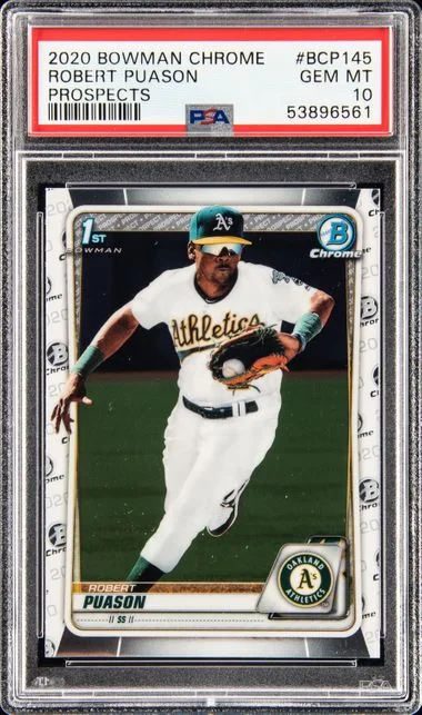 2020 Bowman Chrome Prospects Robert Puason #Bcp145 card image