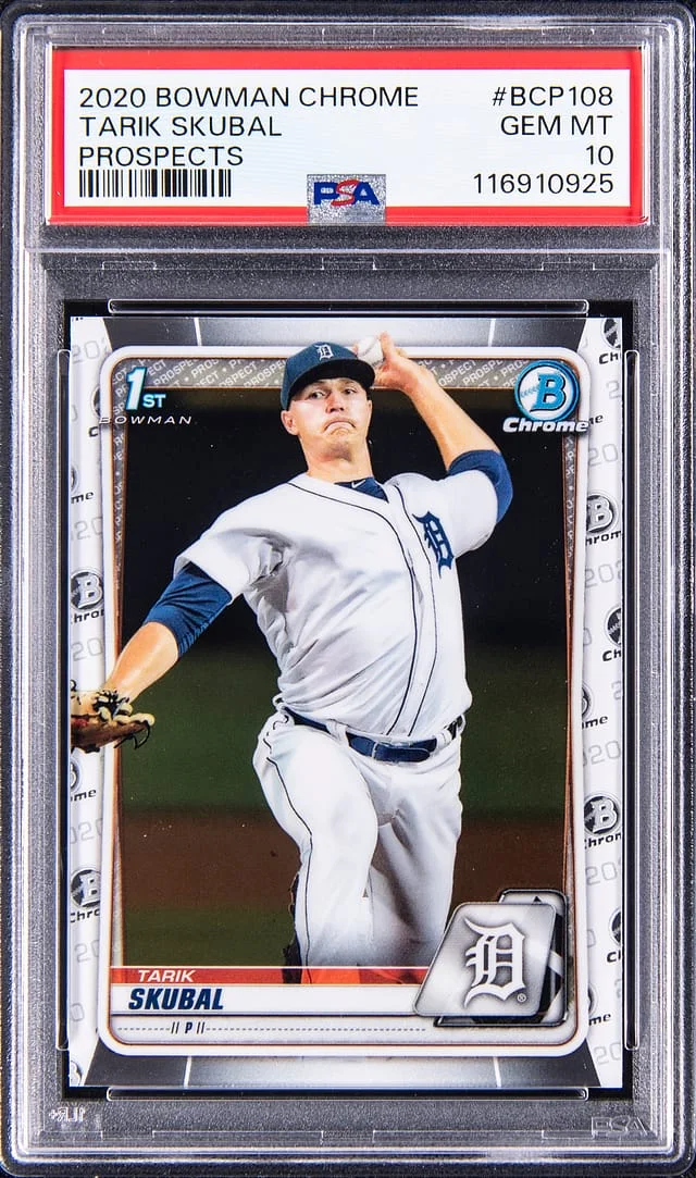 2020 Bowman Chrome Prospects Tarik Skubal First Bowman #BCP-108 card image