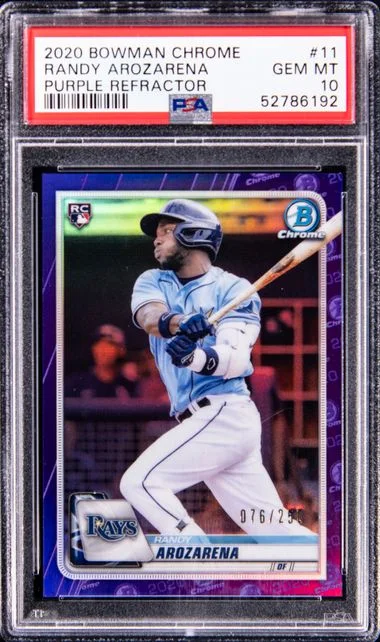 2020 Bowman Chrome Randy Arozarena #11 card image