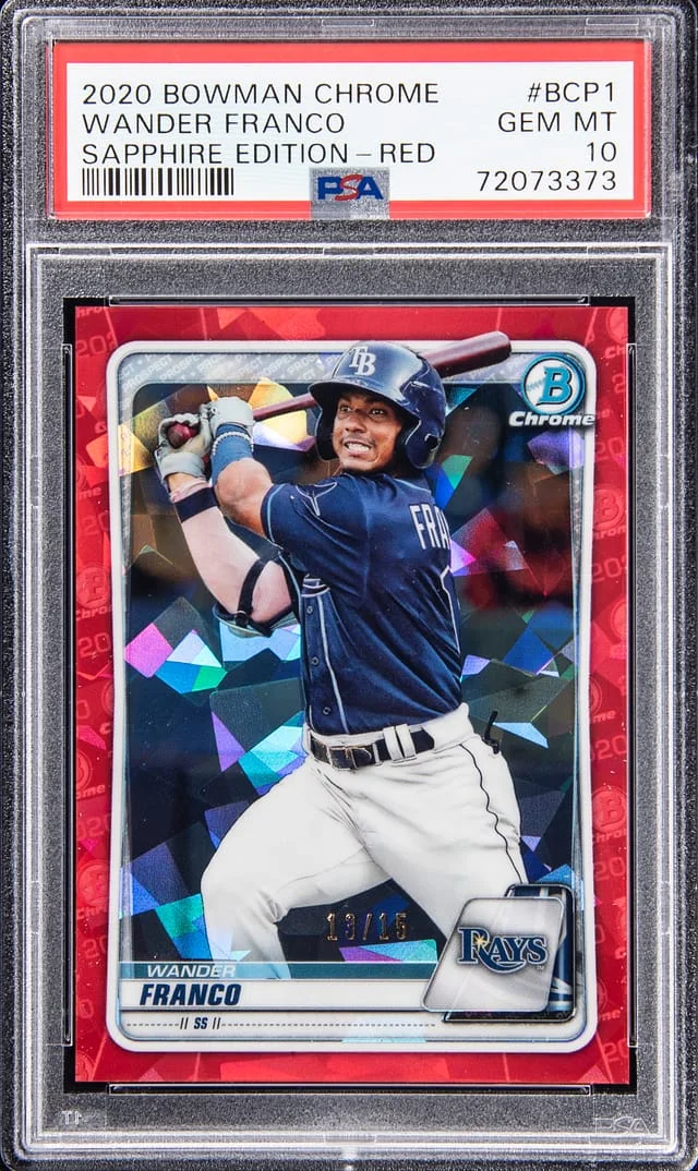 2020 Bowman Chrome Sapphire Wander Franco Edition #BCP-1 card image