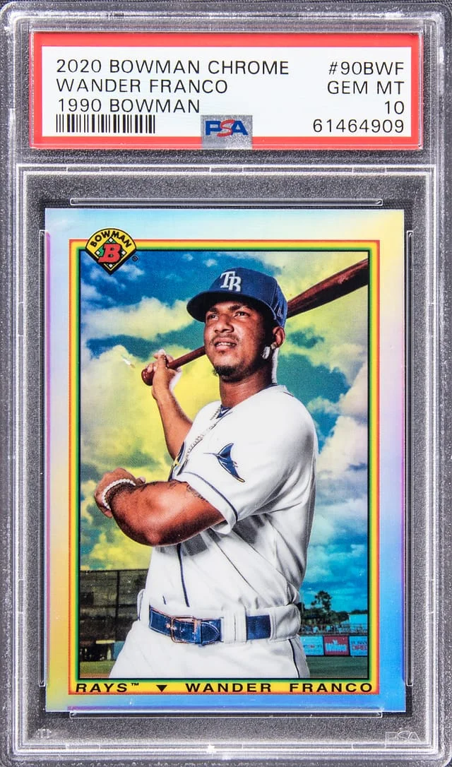 2020 Bowman Chrome Wander Franco 1990 Bowman #90B-WF card image