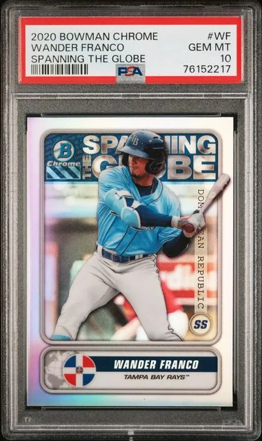 2020 Bowman Chrome Wander Franco Spanning The Globe #STG-WF card image