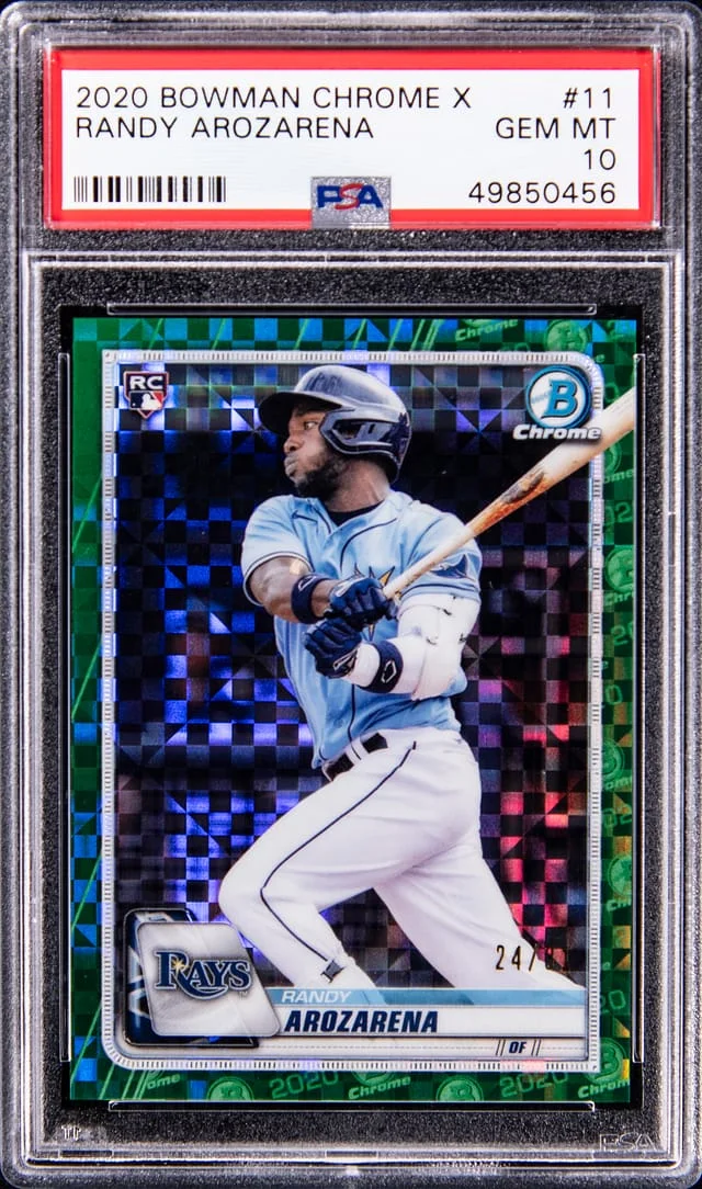 2020 Bowman Chrome X Randy Arozarena #11 card image
