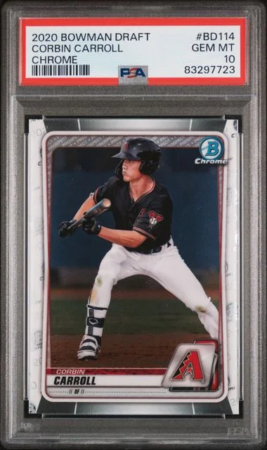 2020 Bowman Draft Corbin Carroll Chrome #BD-114 card image
