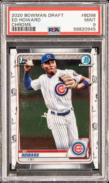 2020 Bowman Draft Ed Howard #BD98 card image