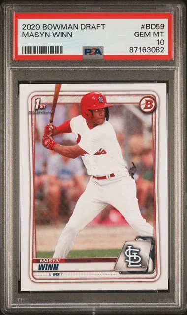 2020 Bowman Draft Masyn Winn #BD59 card image