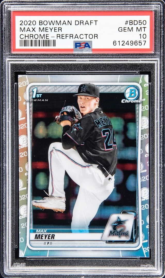 2020 Bowman Draft Max Meyer #BD-50 card image