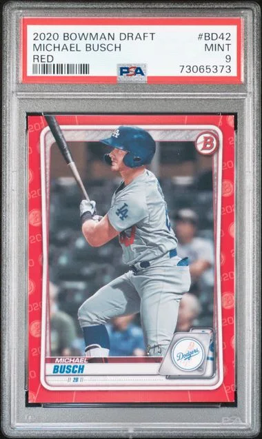 2020 Bowman Draft Michael Busch Red #BD42 card image