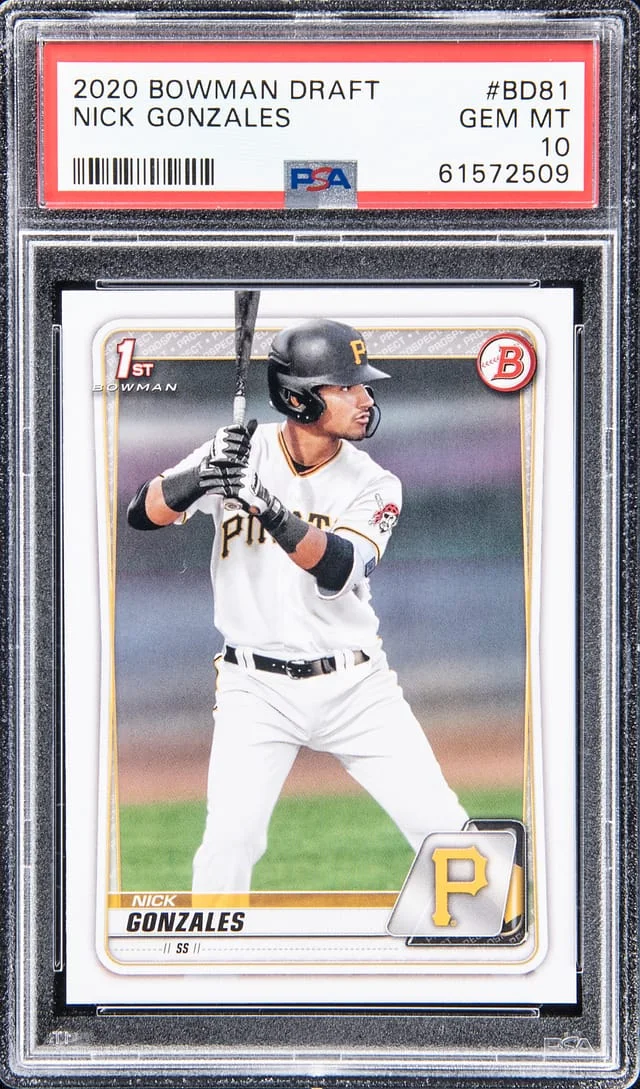 2020 Bowman Draft Nick Gonzales #BD-81 card image