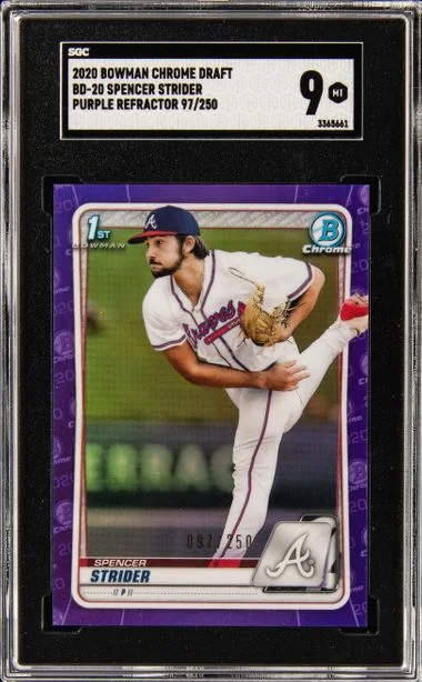2020 Bowman Draft Spencer Strider #BD20 card image